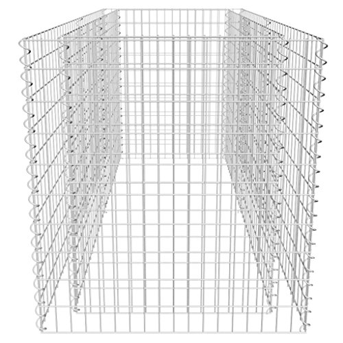 Anself 180x90x100cm Steingabione Steinkorb Metallkorb aus Verzinktem Stahl - 3