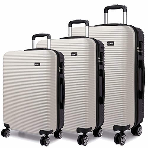 Kono Maleta de equipaje Hard Shell 4 ruedas Spinner Maleta de viaje de viaje de negocios Trolley Case 20 