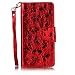 Produktbild Nancen Wallet Case Hülle für Huawei P8 Lite (2017) / Honor 8 Lite,Schmetterling Muster Flip Funktion Kartenfächer Magnet Etui Huawei P8 Lite (2017) / Honor 8 Lite
