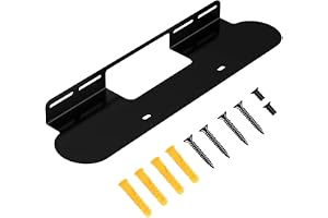 Kompatibel för SONOS BEAM Väggfäste Svart/Vit, Fästet Erbjuder Enkel Installation och Säker Montering Under TV eller Högre, f