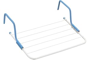 Gimi Quick Stendibiancheria da Termosifone in Acciaio, Stendino da 3 m, metallo