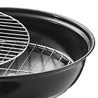 Goods & Gadgets Micro BBQ Kugelgrill kompakter Reise Holzkohle-Grill Tischgrill Edelstahl emailliert 38cm – Bild 6