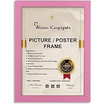 Icona Bay Rosa Bilderrahmen – 20x25 Cm, Massiv Holz, Skandinavischer Stil (Pizzazz Kollektion)