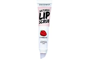 Mercury Snc Scrub Labbra alla FRAGOLA 15ml in Tubetto - Lip Scrub alla Frutta - Scrub Labbra esfoliante Delicato