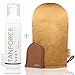 NYK1 TanForce with NYK1 MegaMitt - Invisible, Low Odour Self-Tanning DEEP TAN Force Fake Developing Skinny Look Tan White Tanning Mousse. Golden Skin Bronzer gold bake Australian look. Bronzing Self-tan Develops in hours. The 1st BOYFRIEND Friendly Tan!
