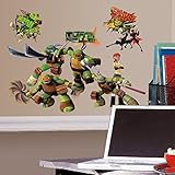 RoomMates Repositionable Children's Wall Stickers - Teenage Mutant Ninja Turtles