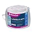 Produktbild blanrêve Nackenrolle waschbar A 90 °C Polyester Baumwolle weiß 140 x 20 cm