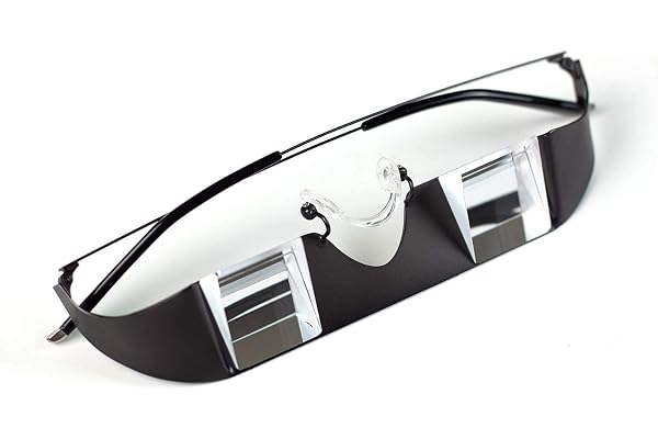 TOPSIDE Lunettes d'escalade 2.0 - Monture Métallique Légère avec Prismes de Haute Qualité