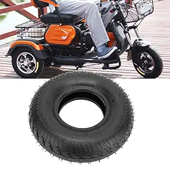 Pneumatic Tyre, 2.80/2.50-4 Tyre Wide Tires Stable Firm for Mobility Scooter for Electro-Tricycle