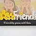 Giftgarden Photo Frame - Friend Desktop Expressions for Best Friend Gift Items with White Word Attachment, 7x5 Inch