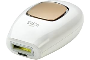 Silk'n Infinity Premium 500.000 impulsi di luce – Tecnologia IPL – eHPL 2 in 1 – depilazione permanente, Bianco/D'oro