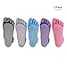 Produktbild YNXing 5 Anti-Rutsch-Skateboard Pilates Yoga Socken Abgabe Anti-Rutsch-Yoga fünf Finger Socken Rutschfeste Vollzehe Baumwolle für Frauen