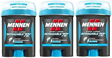 Mennen D&eacute;odorant Homme Stick Intra&ccedil;able 72H Lot de 3 x 50 ml