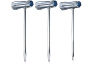 YSDYY 3 Piece Metal Wrench, Manual Tool, Multi-Function Wrench, Spark Plug Wrench, Portable Tool