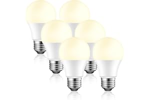 EXTRASTAR Bombillas LED 9W E27, Luz Cálida 3000K, 860Lm, No regulable,Ahorro de energía, Casquillo Gordo 6Pcs