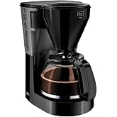 Melitta Easy II 1023-02 Drip Coffee Maker with Glass Carafe and Dishwasher Safe Filter Holder Drip Coffee Maker for up to 10