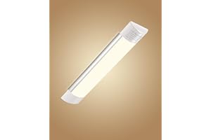 Bellanny 10W Luces LED, Tubo Fluorescentes led 30cm，Luz de Taller 1200LM 3200K, Luz de LED Blanco Cálido para Garaje, Home, Office