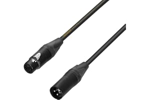 Adam Hall Cables 5 STAR DMF 0150 – AES/EBU-kabel Neutrik 110 Ohms Digital Audio XLR hane till XLR hona 1,5 m