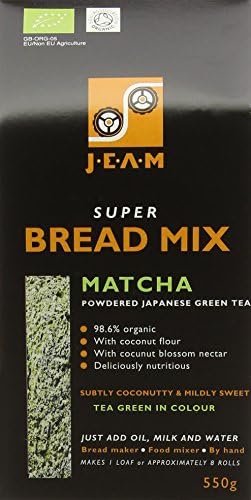 Jeam Organic Matcha Super Bread Mix, 550 g