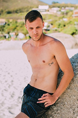 GUGGEN MOUNTAIN Herren Badeshorts Beachshorts Boardshorts Badehose *High Quality Print* - 5
