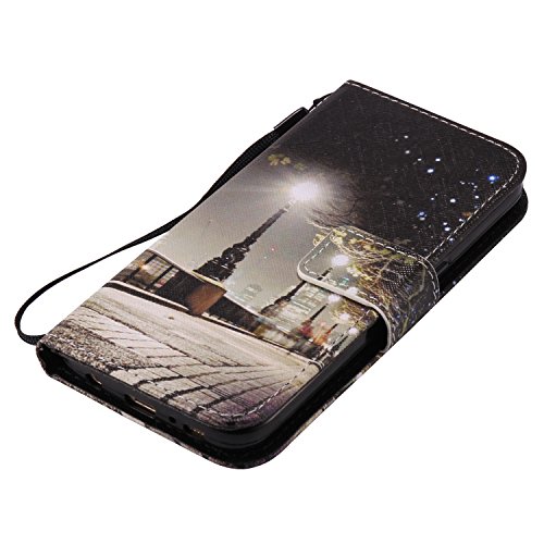 Feeltech Samsung Galaxy S7 Hülle PU-Leder und Brieftasche Bunte Muster Fall mit Magnetverschluss, Hybrid-Kickstand mit Stand-Funktion, schlagen Sie schützende weiche TPU Stoßstangenabdeckung und Kreditkartenhalter für Samsung Galaxy S7 Handgelenk Bügel-Buch-Art-Geldbeutel-Tasche mit 2 In 1 Berühren Sie Stift – London - 7