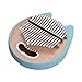 Produktbild 17-Key Runde Form Daumenklavier, Kalimba, Ahornholz mit Tragetasche, Musiknotenaufkleber, Tuninghammer Kalimba cat cover