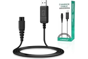 LANMU EU Charger Cable for Hatteker,LANMU USB Charging Lead Replacement Compatible with Hatteker RFC-588 RFC-598 RFC-690 RFC-692 RFC-696 RSCX-9598 RSCX-7568 Beard Trimmer