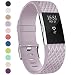 Produktbild Onedream Kompatibel für Fitbit Charge2 Charge 2 Armband Damen Herren Ersatzarmband Sport Band Lavendel