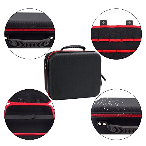 Ropch Aufbewahrungstasche Elektronik Zubehör Tasche Speicher Tragen Beutel-Kasten Reisetasche Mehrfachfunktion Organizer für Camera Ladegerät Kabel USB-Sticks - 5