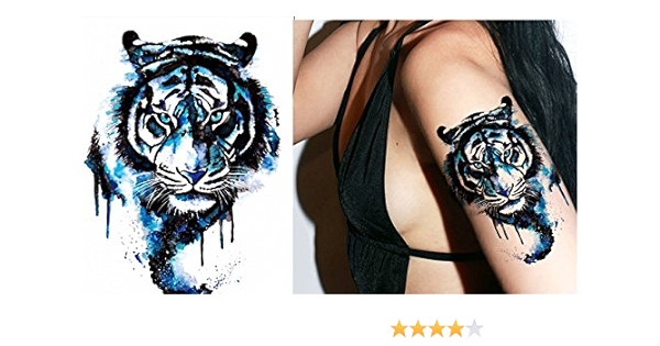 Tiger Tattoo Arm Tattoo Fake Tattoo Tattoo Aufkleber Th196 Amazon De Beauty