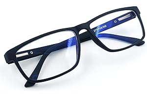 EFERMONE Blue Ray Cut Blue Light Filter Computer Glasses With Antiglare For Eye Protection (Zero Power,Blue Coated)