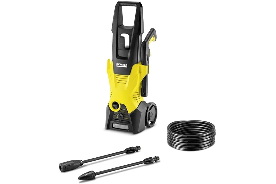 Kärcher Hidrolimpiadora K 3, presión: máx. 120 Bar, caudal: 380 l/h, Rendimiento Superficie: 25 m²/h, Filtro de Agua, Peso: 6