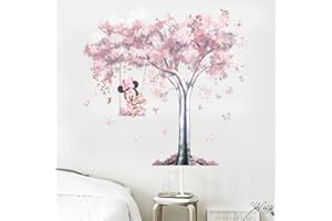 KIBI STORE Kibi Princesas Disney Pegatinas De Pared Disney Stickers Infantiles Pared Princesas Casa De Pared Etiquetas De La Pared Niños Dormitorio Bebe, Artes Decorativas Wall Stickers 30 (W) x 90 (H) CM