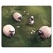 Produktbild 26 x 21 cm 25,4 x 20,3 cm Gaming Mousepad Präzise Tuch/rutschfestem Gummi Tracking Leistung stabile Shaun das Schaf