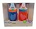 Price comparison product image Avex Kids Water Bottles Autospout Leak & Spill Proof Blue & Orange BPA Free
