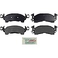 BOSCH BE52 Blue Semi-Metallic Disc Brake Pad Set - Compatible with Select 1968-96 Buick, Cadillac, Chevrolet, Oldsmobile, Pontiac, Saturn Cars, Suvs, Trucks, and Vans; FRONT