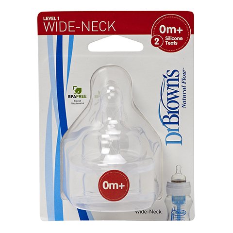 Dr Brown's Silicone Teats Level 1 2 3 and 4