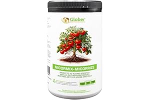 GLOBER MICORMIX Effetto Ormonale, Radicante per Talee e Piantine da Orto - 750gr per Piante, Agrumi, Piante Fiorite, Micorrize Bio, Stimola la Produzione e la Crescita Naturale delle Radici - Made in Italy