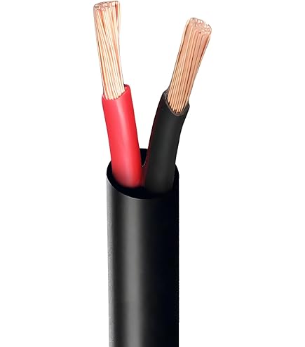 Cavo Auto 2x1,5 Mm&sup2; 5m Nero/Rosso - Per Rimorchi, Illuminazione, Cablaggio