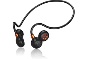 Ortizan Open Ear Bluetooth Sport Headset, Auriculares Bluetooth 5.3 por conducción de Aire, IPX6 Waterproof, 19G Light, Clear Call Quality, Auriculares Deportivos para Entrenar Correr