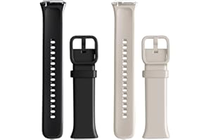 WalkerFit Smartwatch-Band kompatibel mit MOLOCY Q23-Uhr, Jugeman 1,69 Zoll Q23-Smartwatches, Q23-Sportbänder 42mm, weiches Silikon-Ersatzarmband für Frauen und Männer, 2er-Pack
