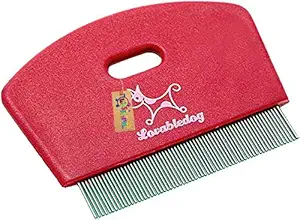 Western Era Comb for Grooming cum Massager and Safety for Dog, Puppy, Cat, Kitten (Random Colour)