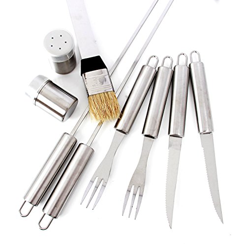 24-teilig Grillbesteck BBQ Besteck Set Grillset Tool Set mit Koffer barbecue … - 5