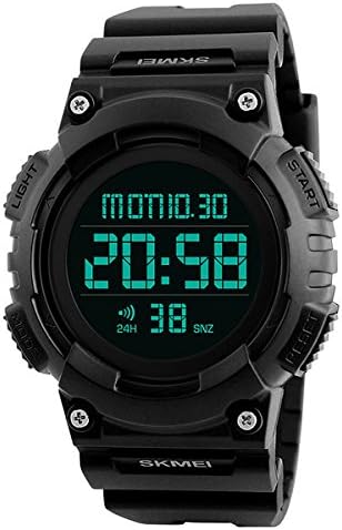 MODIWEN Digital Sports Waterproof Watch with Dual Time Multifunction Military Army Chronograph Watches