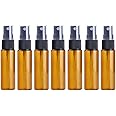 Upstore 12Pcs 20ml/0.7oz Glass Spray Bottles Empty Refillable Fine Mist Spray Bottle Dispenser with Cap Essential Oil Liquid Containers Jar for Perfume