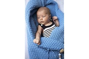 Minutus Saco Capazo Universal Bebé de Entretiempo Ritz, 100% Algodón Azulon