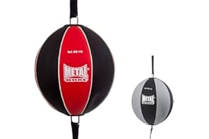 METAL BOXE Ballon Double Elastic Ballon Double Elastique Noir/Rouge Unique