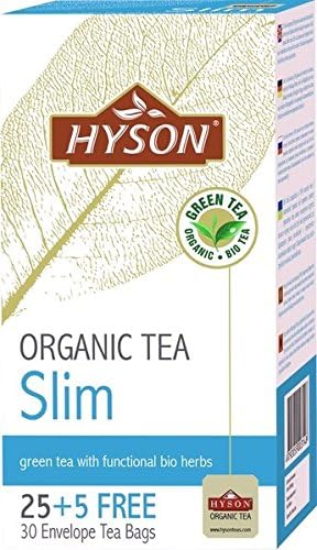 Hyson Wellness Collection Herbal Tea - Green Tea - Slim (1 Month Supply)