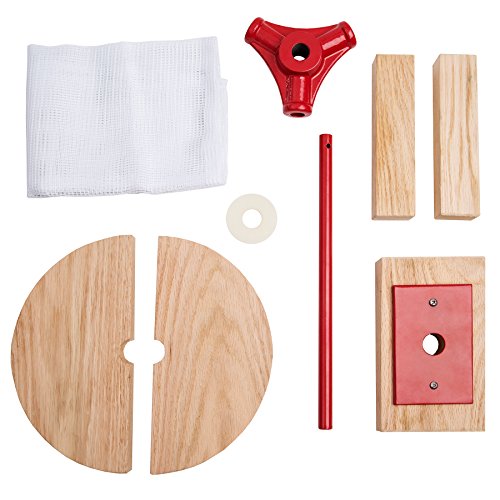 TecTake Saftpresse Obstpresse mechanische Presse inklusive Pressnetz 12 Liter - 3