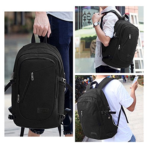 Laptop Rucksack  P KU VDSL 15 6 Zoll Notebookrucksack Anti-Diebstahl Computer Tasche 15   Business Laptoptasche mit USB-Anschluss Unisex Oxford Schulr